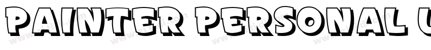 painter personal use字体转换